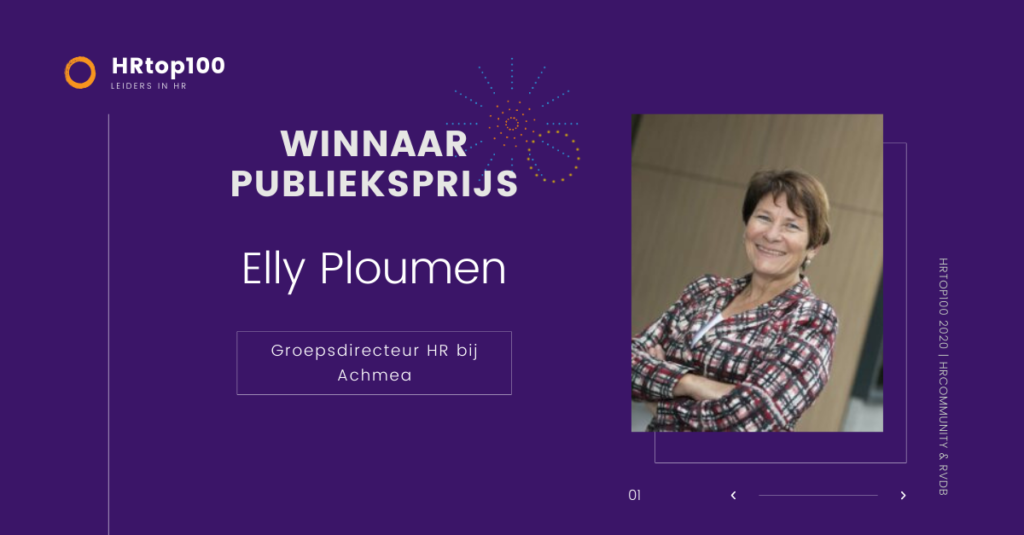 Winnaar Publieksprijs 2020 - Elly Ploumen