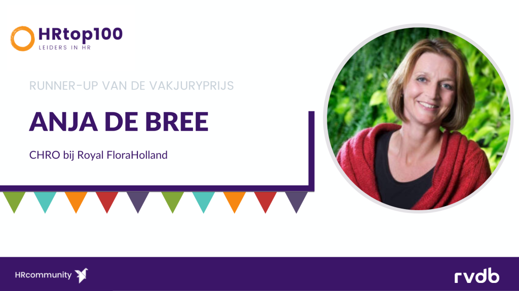 HRtop100 - Vakjuryprijs - runner-up -Anja de Bree - Royal FloraHolland