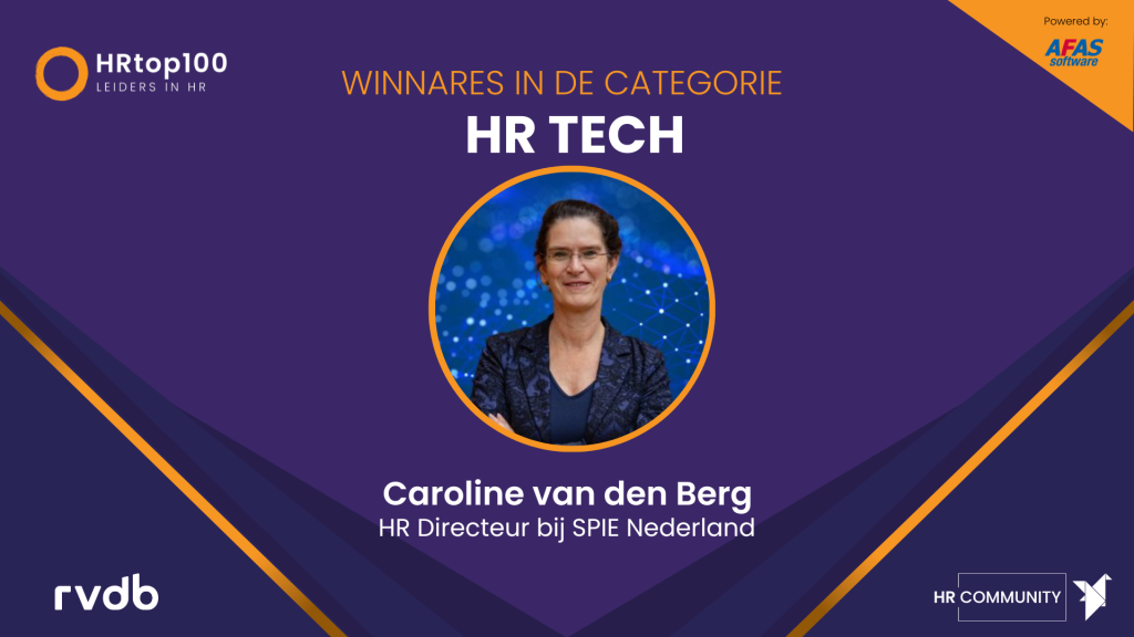 HRtop100 - Caroline van den Berg - HR Tech